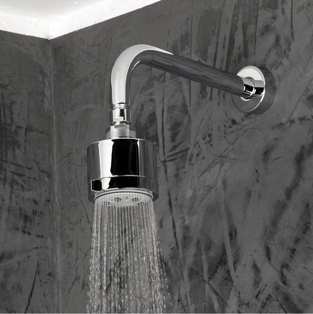 Lacava - Wall-mount tilting round shower head, five jets. Arm and flange sold separately - Chrome