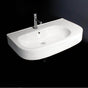 Lacava - Vanity top porcelain Bathroom Sink with overflow W: 31 3/4, D:19'', H:7 1/8'' - White