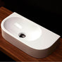 Lacava - Wall-mount or above-counter porcelain Bathroom Sink without an overflow - White