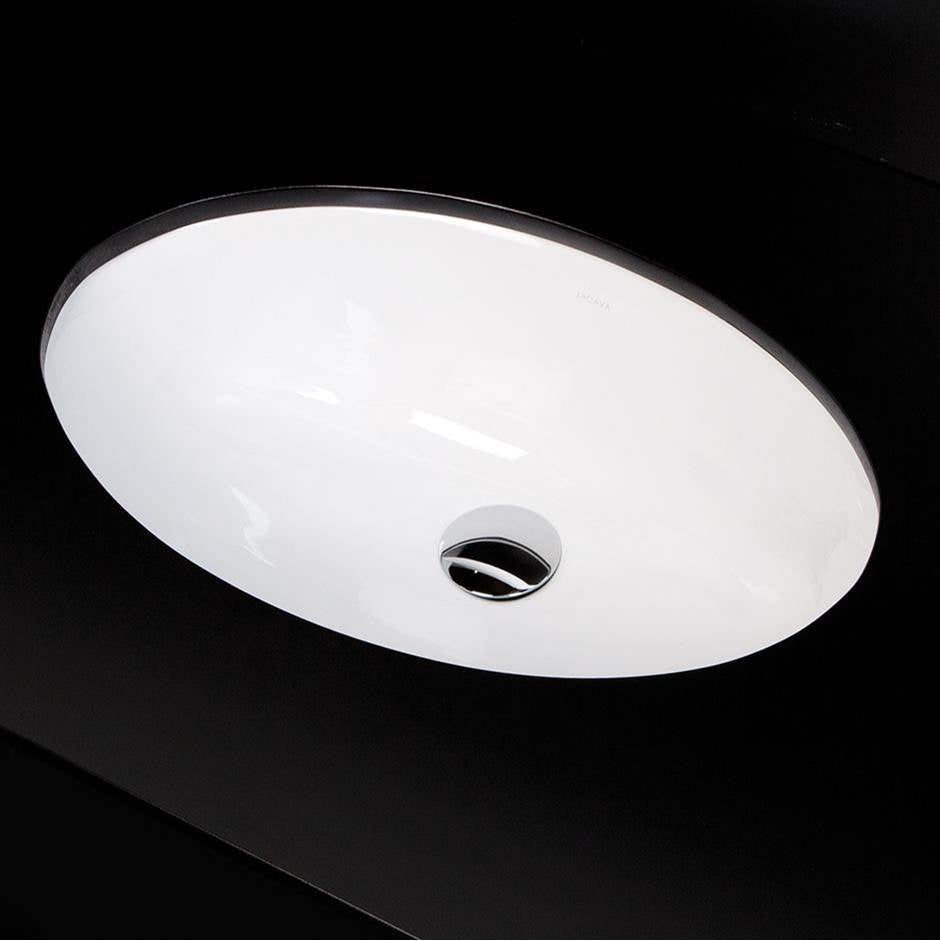 Lacava - Under-counter porcelain Bathroom Sink with an overflow, 21''W, 13''D, 6''H - White