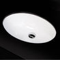 Lacava - Under-counter porcelain Bathroom Sink with an overflow, 21''W, 13''D, 6''H - White