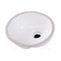 Lacava - Under-counter porcelain Bathroom Sink with an overflow, 14 1/2''W, 11 1/2''D, 6''H - White