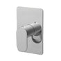 Lacava - TRIM ONLY - Thermostatic Valve GPM 10 (60PSI) with rectangular back plate and oval lever handle - Brushed Nickel