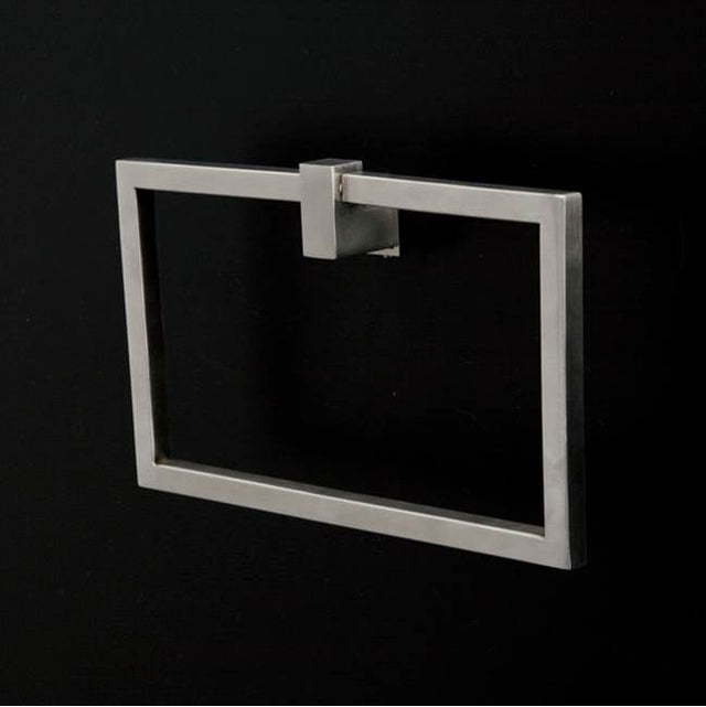 Lacava - Wall-mount towel ring made of stainless steel. - Matte White