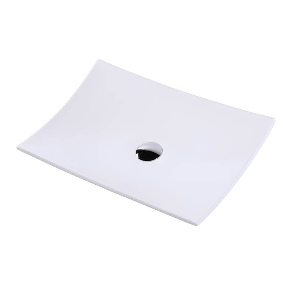 Lacava - Vessel porcelain Bathroom Sink, no overflow, 23 1/2''w, 15 1/2''d, 4 1/2''h - white - White