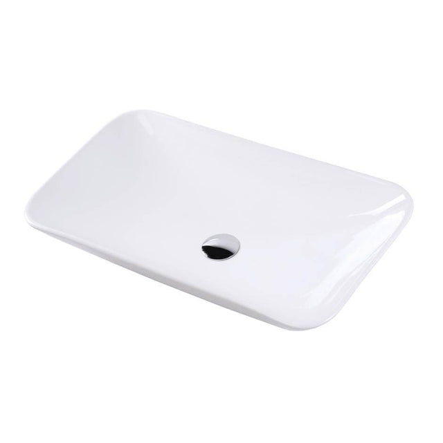 Lacava - Vessel porcelain Bathroom Sink, no overflow, 27 1/2''w, 15''d, 5 1/2''h - white - White