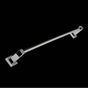 Lacava - Wall-mount 18 5/8''W  towel bar  made of chrome plated brass. - Brushed Nickel
