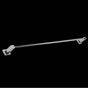 Lacava - Wall-mount 32 1/2''W towel bar made of chrome plated brass. - Brushed Nickel