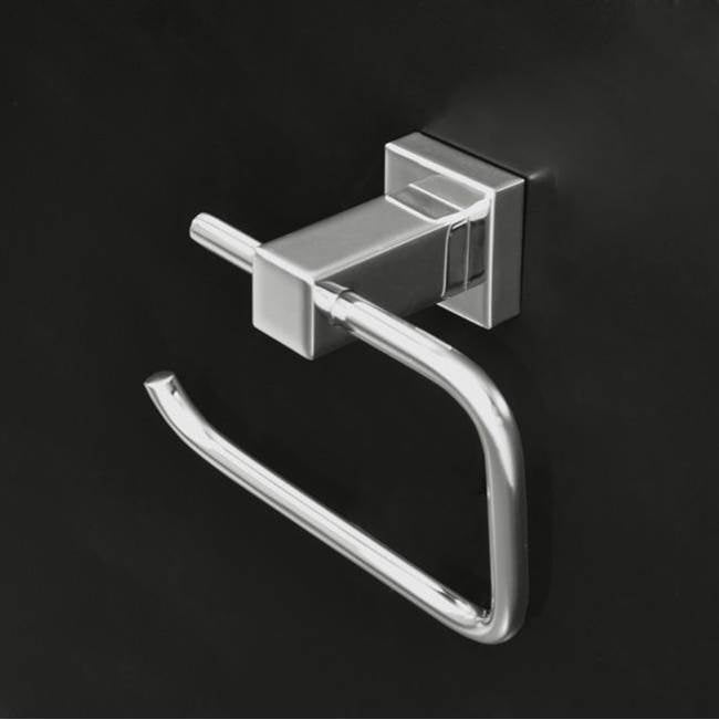 Lacava - Wall-mount 6 1/8''W toilet paper holder made of chrome plated brass. - Brushed Nickel