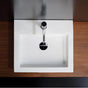 Lacava - Vessel porcelain Bathroom Sink with an overflow. - White