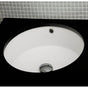 Lacava - Under-counter porcelain Bathroom Sink with an overflow.16'' DIAM, 6 3/4''H - White