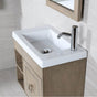 Lacava - Wall-mount, vanity top or self-rimming porcelain Bathroom Sink with an overflow. - White