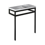 Lacava - Floor-standing console stand with a towel bar (Bathroom Sink 5273 sold separately). It must be attached to wall. W: 31'', D: 13 5/8'', H: 33''. - Powder Coated Brass