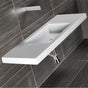 Lacava - Wall-mount, vanity top or self-rimming porcelain Bathroom Sink with an overflow. - White