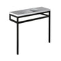 Lacava - Floor-standing console stand with a towel bar (Bathroom Sink 5274 sold separately). - Matte White Stainless Steel