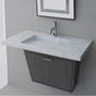 Lacava - Wall-mount vanity with one flip-down door (pull installed upon request); ADA compliant. Sink top 5301 or 5301S sold separately. Add on keyed lock (ACC-LOCK) available. W:25-3/4'', D: 10'', H: 20'' - Gloss Ardesia