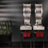 Lacava - Optional solid surface shelf for metal console stand AQG-FR-17 - Matte Black