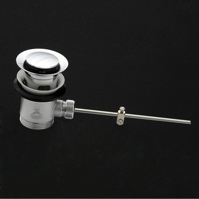 Lacava - Pop-up drain for European lavatories with overflow holes.  DIAM: 2 1/2'' - Polished Nickel
