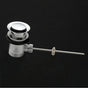 Lacava - Pop-up drain for European lavatories with overflow holes.  DIAM: 2 1/2'' - Polished Nickel