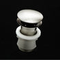 Lacava - Grid drain for European lavatories, with dome cover, no overflow holes.  DIAM: 2 3/4'' - Polished Nickel