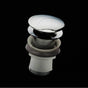 Lacava - Click-clack drain for European lavatories, with round dome cover, no overflow holes. DIAM: 2 5/8'' - Polished Nickel