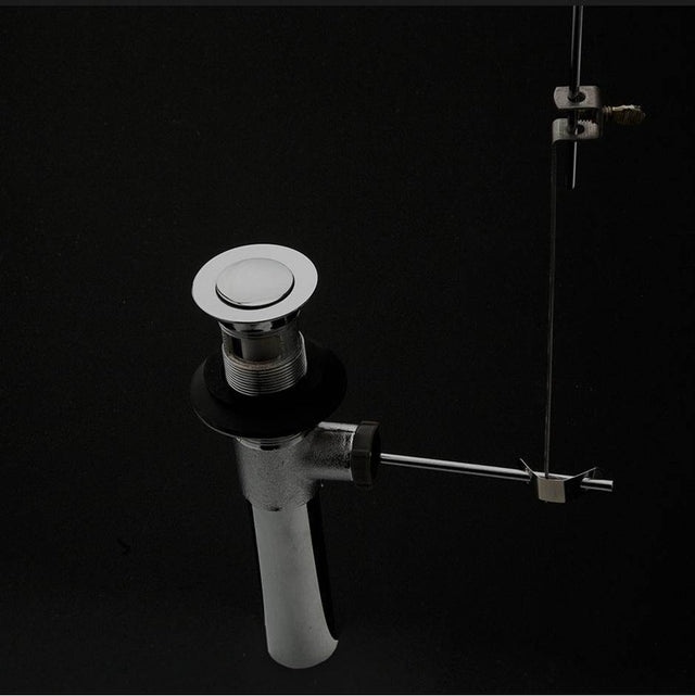 Lacava - Pop-up drain for American lavatories with overflow holes. DIAM: 2 1/8'' - Titanium