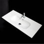 Lacava - Vanity top porcelain Bathroom Sink with overflow W:40'' - White