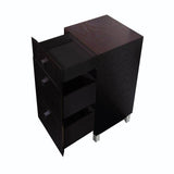 Lacava - Free-standing cabinet with three drawers, polished chrome pulls and polished stainless steel legs included, 13 3/8''W, 13 3/8''D, 27 1/2''H. - Zest