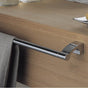 Lacava - Wall-mount towel bar made of chrome plated brass, 15 3/4''W - Polished Chrome