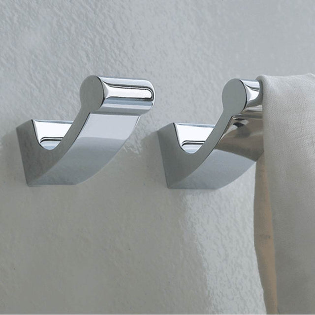Lacava - Wall-mount robe hook made of chrome plated brass. - Polished Chrome