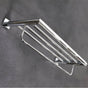 Lacava - Wall-mount towel rack with a towel bar, made of chrome plated brass. W: 23 5/8'', D: 9 3/8'', H: 4 3/4''. - Polished Chrome