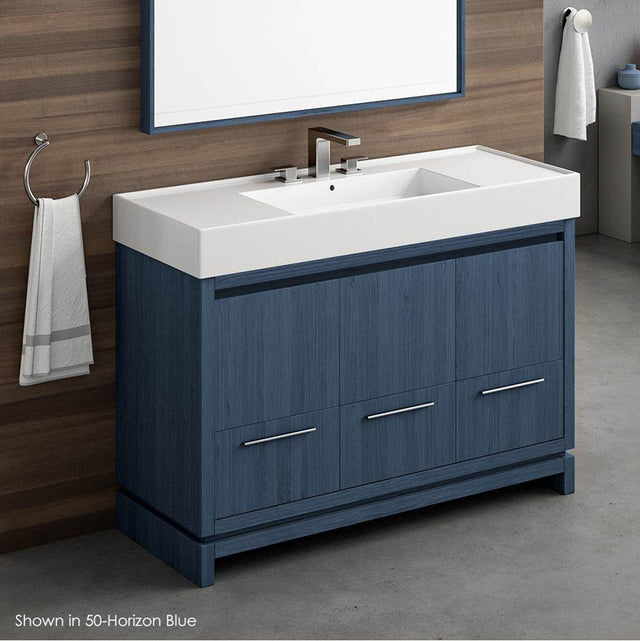 Lacava - Wall-mounted or vessel porcelain washbasin with overflow - White