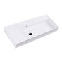 Lacava - Wall-mounted or vessel porcelain washbasin with overflow - White