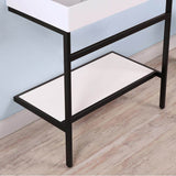 Lacava - Optional solid surface shelf for metal console stand AQG-FR-17 - Polished Stainless Steel