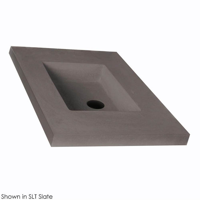 Lacava - Countertop made of concrete for vanity NTR-VS-30 - Terracotta
