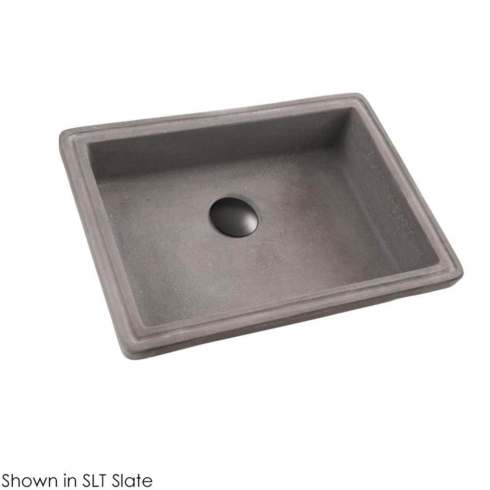 Lacava - Vessel sink made of concrete, no overflow. - Moss
