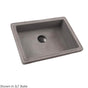 Lacava - Vessel sink made of concrete, no overflow. - Terracotta