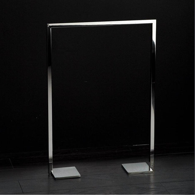 Lacava - Floor-mount towel stand made of stainless steel, fixing floor kit included. 19 3/4''W, 4''D, 27 1/2''H - Matte White