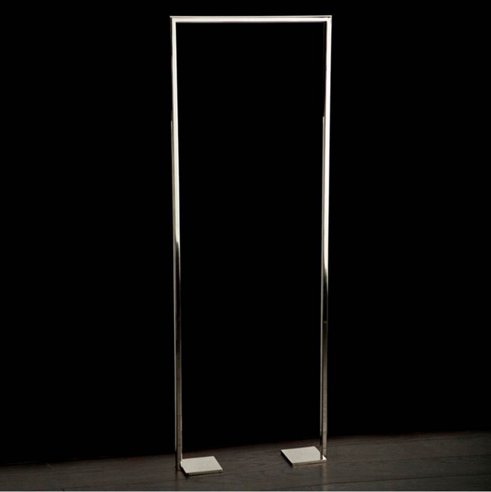 Lacava - Floor-mount towel stand made of stainless steel, fixing floor kit included. 19 3/4''W, 4''D, 55 1/8''H - Brass Powder Coated