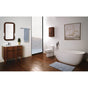 Lacava - Wall-mount under counter vanity with three routed finger pull drawers . - Gloss Ardesia