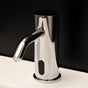 Lacava - Deck-mount single-hole electronic soap dispenser. SPOUT: 3 3/8'', H: 4 1/8''. - Titanium