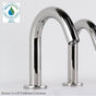 Lacava - Electronic Bathroom Sink faucet for cold or premixed water. Recommended mixing valves sold separately: EX20A or EX25A. SPOUT: 5'', H: 6 3/4''. - Titanium