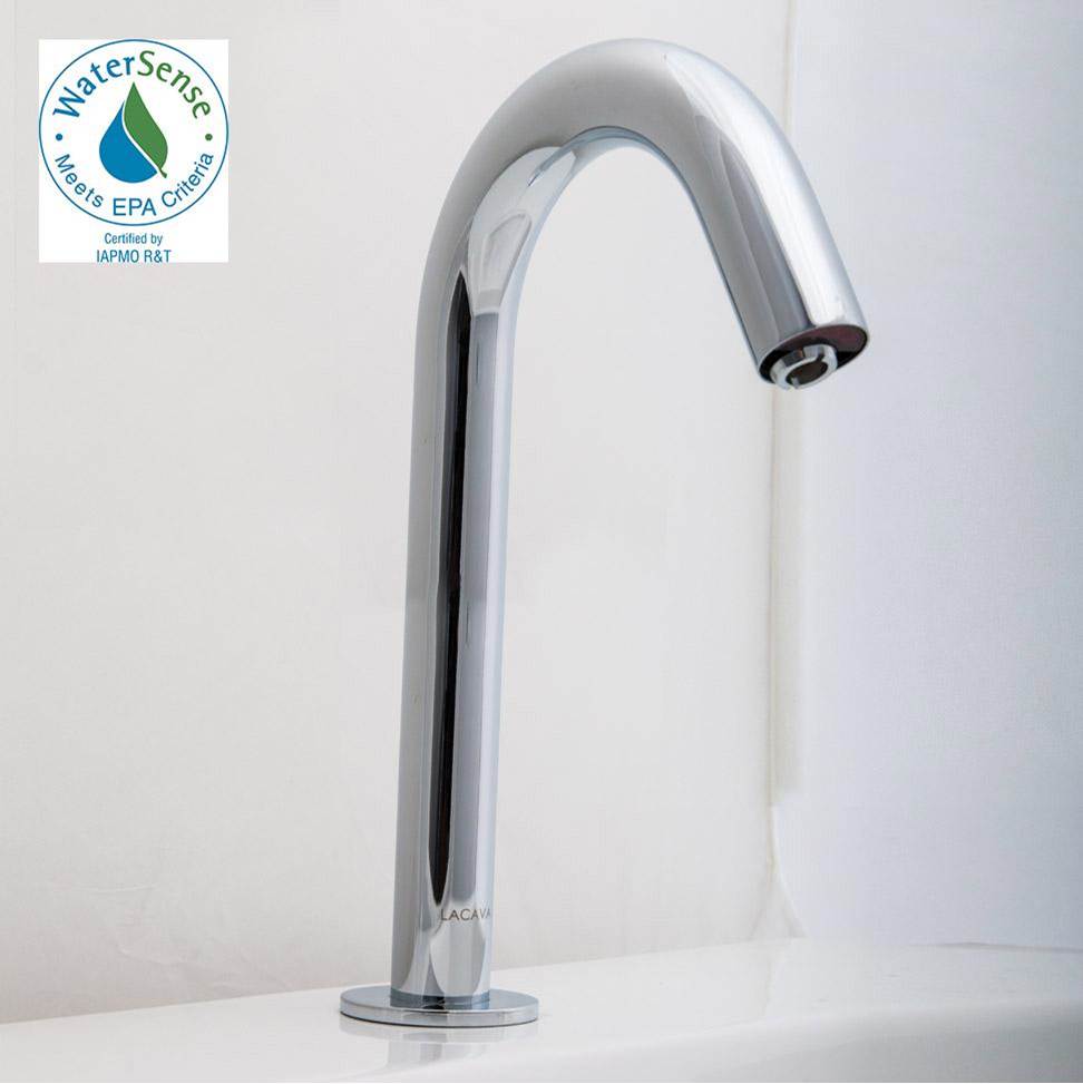 Lacava - Electronic Bathroom Sink faucet for cold or premixed water. Recommended mixing valves sold separately: EX20A or EX25A. SPOUT: 5'', H: 9 1/2''. - Titanium