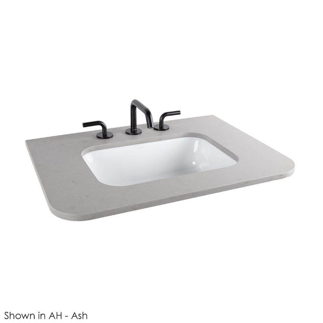 Lacava - Countertop for vanity FLT-W-30 with a cut-out for sink H270. W:30'' x D:22''. Stone Specify finish option - Bianco Stone