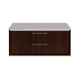 Lacava - Solid Surface countertop for wall-mount under-counter cabinet GEM-ST-30, sold together with the cabinet. W: 30'', D: 22'', H: 1/2''. - Marmo