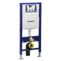 Lacava - Concealed tank and carrier system for wall-hung toilets. Dual-flush system 1.6 gpf and 0.8 gpf. W: 19 3/4'' D: 5 1/2'' H: 43''-47 - No Finish
