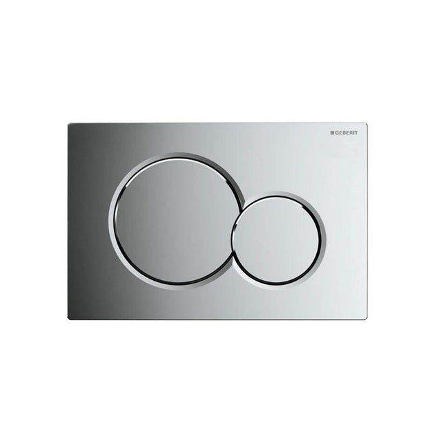 Lacava - Samba01 dual-flush actuator. - Polished Chrome
