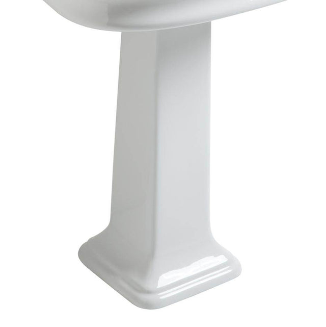 Lacava - Porcelain pedestal for H251. W: 12 1/4'', D: 12 1/4''. H: 27 3/8'' - White