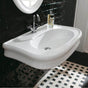 Lacava - Wall-mount or vanity top porcelain Bathroom Sink with an overflow - White