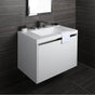Lacava - Wall-mount under counter vanity with a drawer a notch in back. Bathroom Sink H262Tsold separately .W:29 3/4'', D: 20 7/8'', H: 22''. - Gloss Ardesia